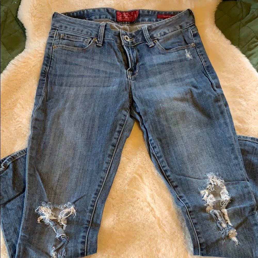 Lucky brand ripped jeans